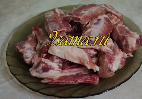 Свиные ребрышки с мёдом и соевым соусом в духовке Ребра свиные в духовке с соевым соусом